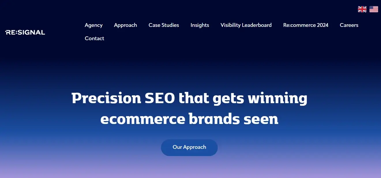 Re-signal e-commerce SEO agency UK