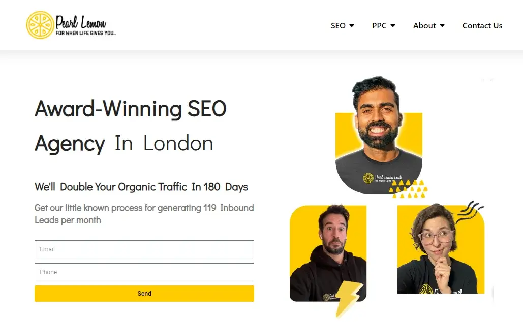 Pearl Lemon e-commerce SEO agency UK