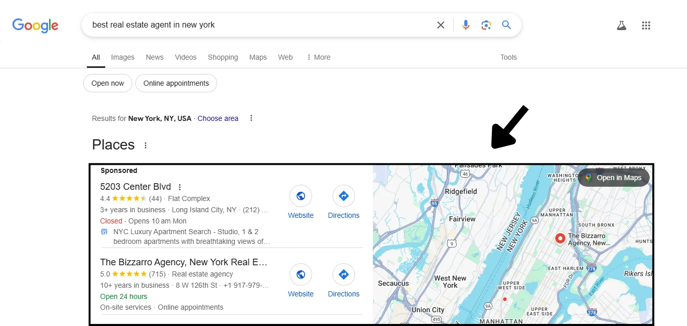 Optimising local services through Google my business